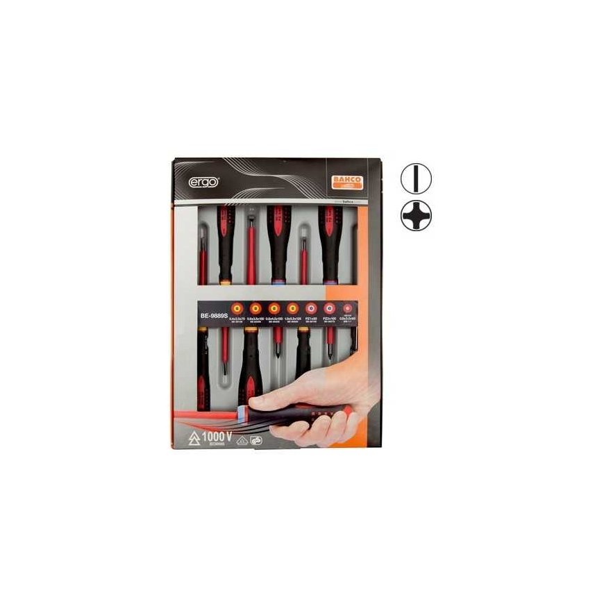 Bahco Insulated screwdriver set ERGO™ 7