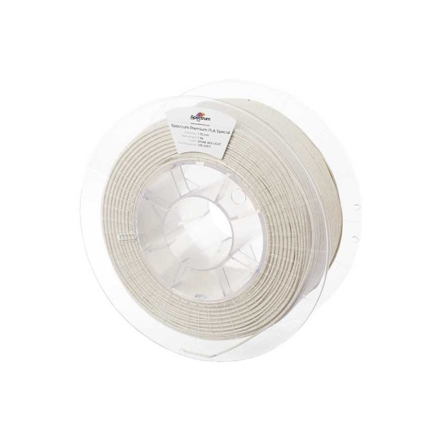 Plastic Spectrum PLA - 1.75mm - 1kg - Stone Age Light – 4