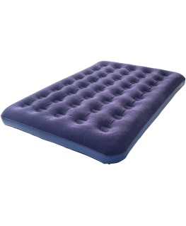 Rebel Double inflatable sleeping mattress + pump, 186 x 130 x 22 cm