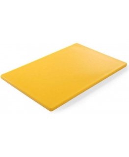 Deska do krojenia HACCP do drobiu 450x300mm geltona - Hendi 825563