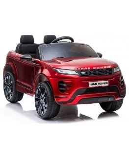 Lean Cars Dvivietis elektromobilis vaikams Range Rover Evoque, raudonas lakuotas