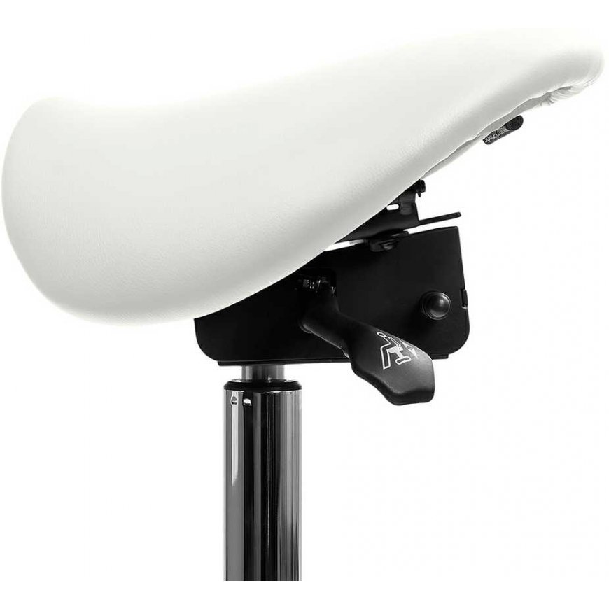 Spacetronik Ergonomic adjustable stool SELLA white – 5