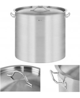 Royal Catering Cooking pot with lid, stainless steel, for induction cooker, 50 L