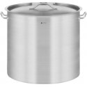 Royal Catering Cooking pot with lid, stainless steel, for induction cooker, 50 L