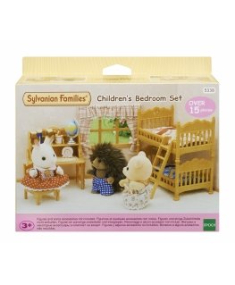 Sylvanian Families Maalaistalon lastenhuone kerrossängyllä