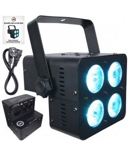 LIGHT4ME QUADRO PAR 4x15W RGBW skatuves prožektors