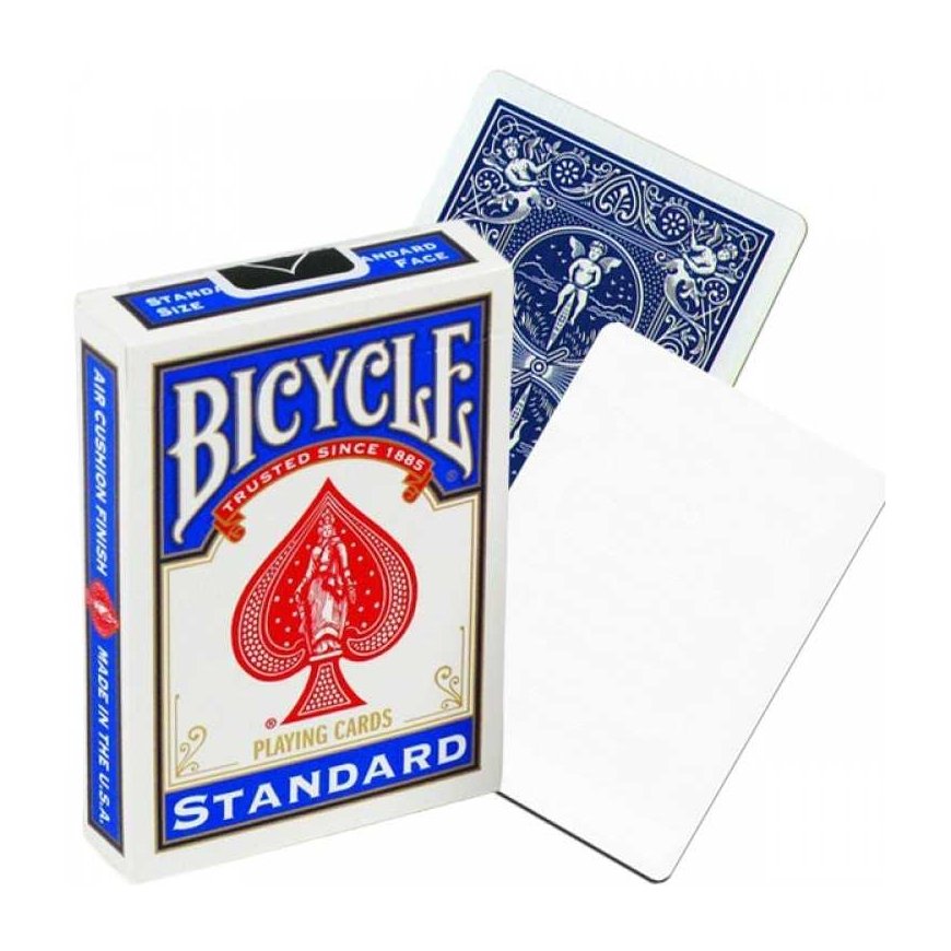 Bicycle Rider Back Blank Face Cards
