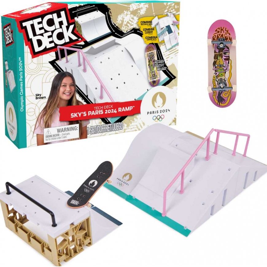 Ramp Tech Deck set fingerboard Rampa