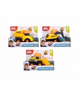 Vehicle ABC Builder Team 12 cm 3 types assortment