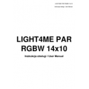 LIGHT4ME PAR RGBW 14x10 LED lava kohtvalgusti LIGHT4ME PAR RGBW 14x10 LED lava kohtvalgusti