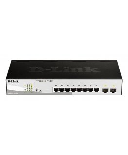 D-Link DGS-1210-08P Juhitav L2 Gigabit Ethernet (10/100/1000) Power over Ethernet tugi Must
