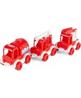 Wader Kid Cars - Fire engine 3 cars set