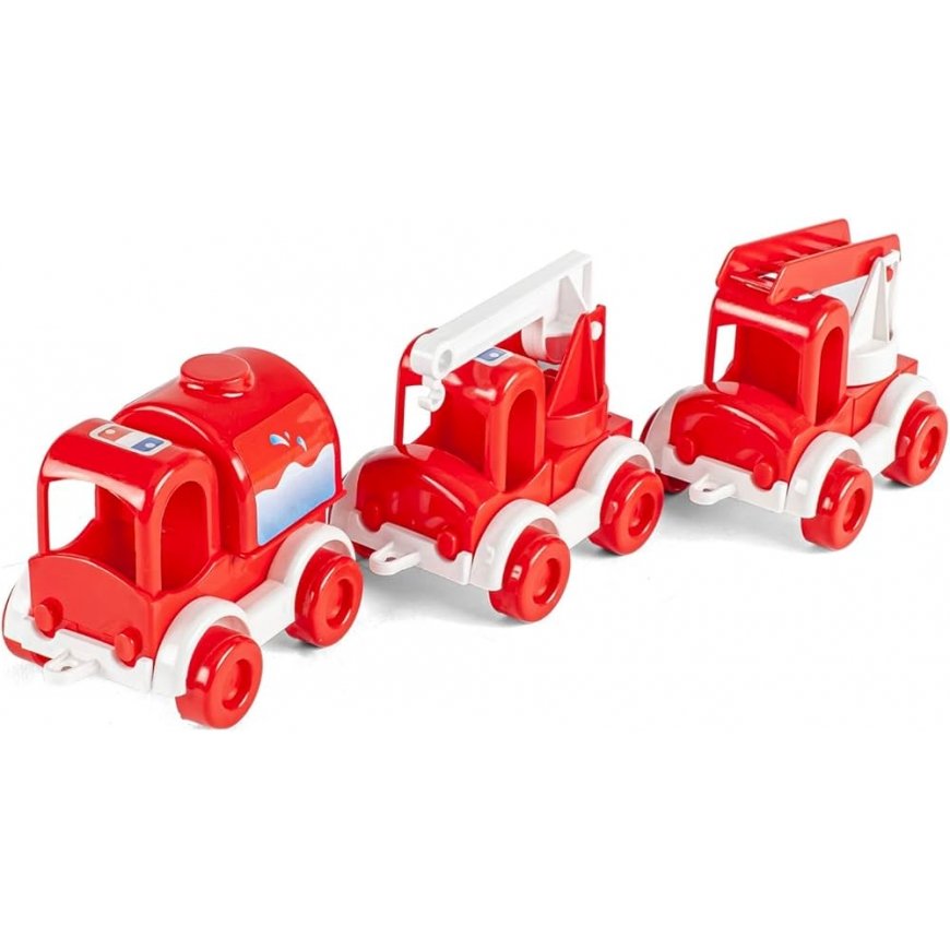 Wader Kid Cars - Fire engine 3 cars set