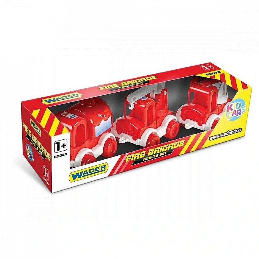 Wader Kid Cars - Fire engine 3 cars set – 2