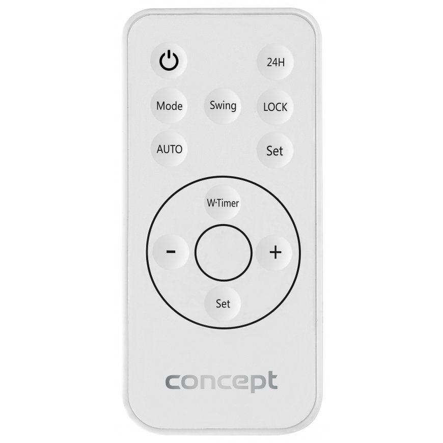 Concept QH4100 sisälämmitin Sisätila Harmaa 2000 W Sähkökäyttöinen lämpötuuletin – 3