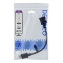 Deltaco HDMI-21F HDMI kabelis 0,2 m HDMI Type A (Standard) Melns