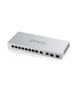 Zyxel XGS1010-12-ZZ0102F verkkokytkin Hallitsematon Gigabit Ethernet (10/100/1000) Harmaa