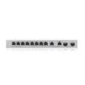 Zyxel XGS1010-12-ZZ0102F tīkla pārslēgs Nepārvaldīts Gigabit Ethernet (10/100/1000) Pelēks Zyxel XGS1010-12-ZZ0102F tīkla pārslēgs Nepārvaldīts Gigabit Ethernet (10/100/1000) Pelēks