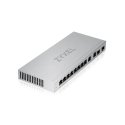 Zyxel XGS1010-12-ZZ0102F tīkla pārslēgs Nepārvaldīts Gigabit Ethernet (10/100/1000) Pelēks Zyxel XGS1010-12-ZZ0102F tīkla pārslēgs Nepārvaldīts Gigabit Ethernet (10/100/1000) Pelēks