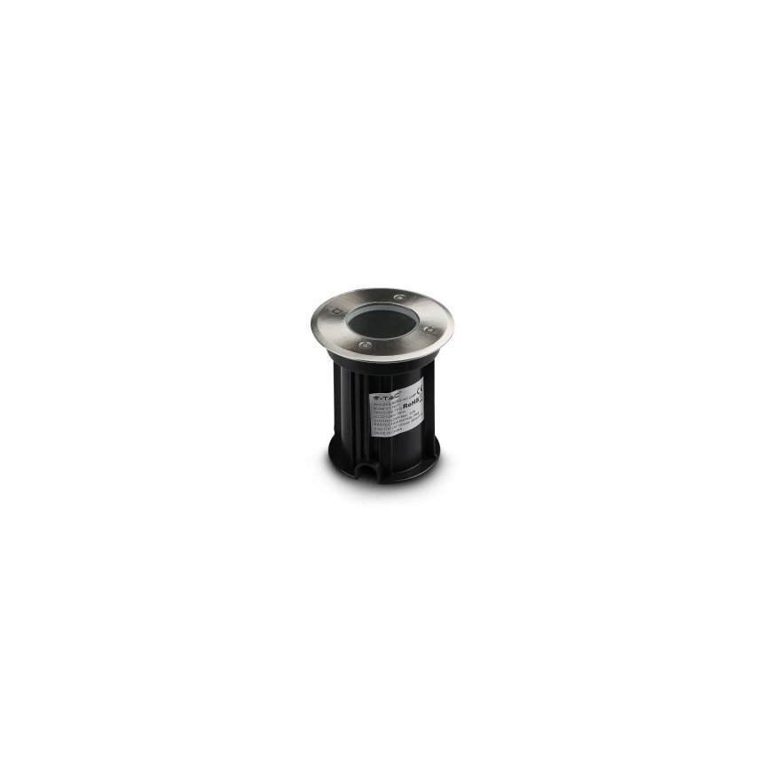 Maa-alune lamp V-TAC VT-7677 raid 230V IP65 GU10 (SKU 7515) Must, hõbedane