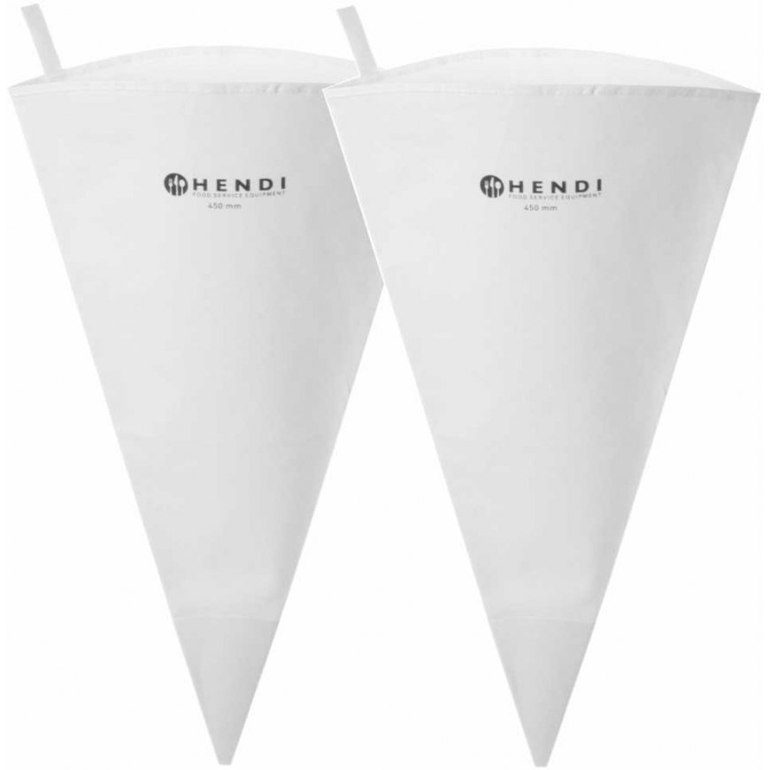 Bag pastry cone for piping and decoration, 45 cm, 2 pcs. - Hendi 550427