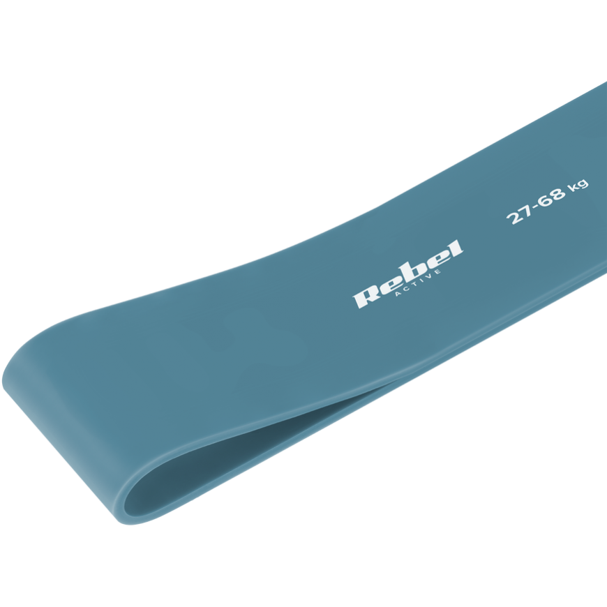 Latex exercise band - Power Band PL-6, blue 27-68 kg REBEL ACTIVE – 2