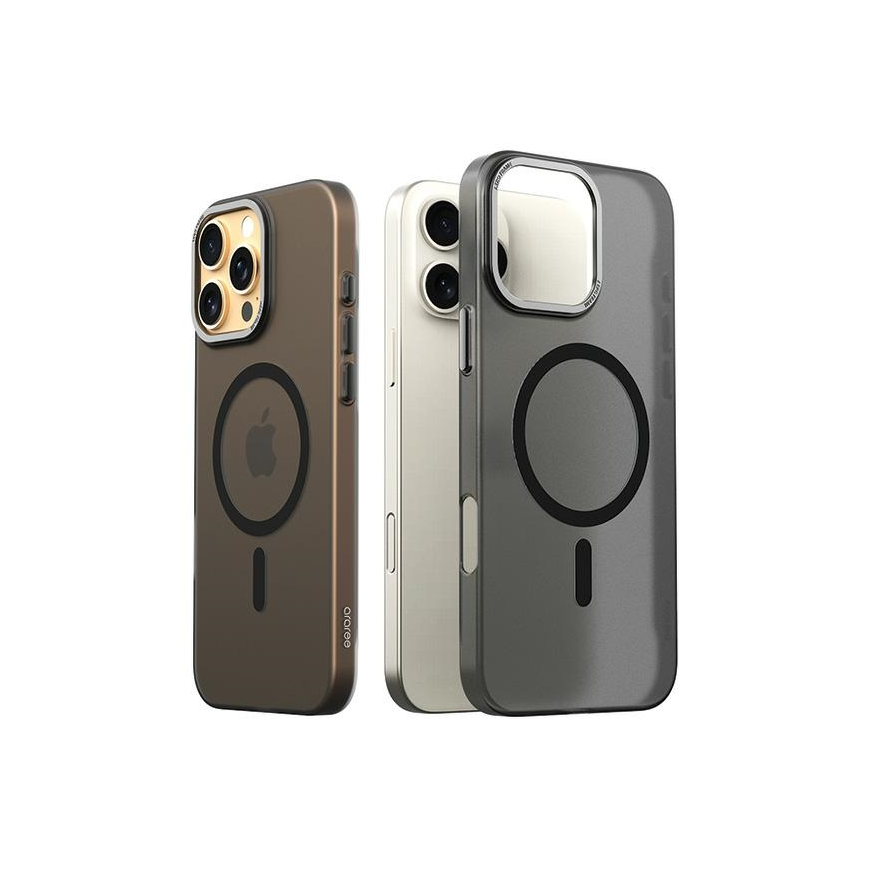 Case Araree etui Aero Frame iPhone 16 Pro Max 6.9" przeźroczysty-black/clear black AR20-02122A – 2