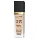 Eveline Cosmetics Wonder Match Foundation prabangus derantis pagrindas 35 Sunny rusvai gelsvas 30ml