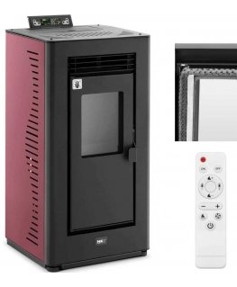 MSW Atskirai pastatoma granulinė krosnelė su pulteliu 50-225 m3 9000 W