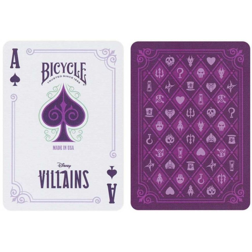 Bicycle Disney Villains Playing Cards (Purple) – 2