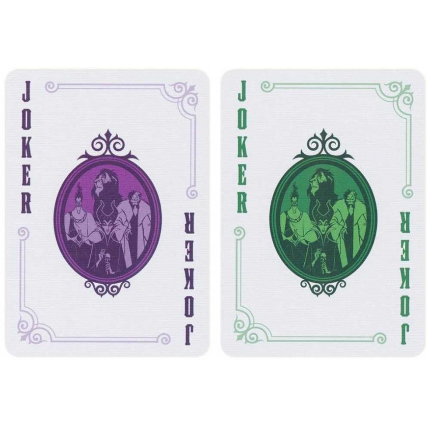 Bicycle Disney Villains Žaidimo Kortos (Violetinės) – 3