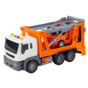 Lean Toys Multifunctional tractor with lights and sounds 1:16 orange car