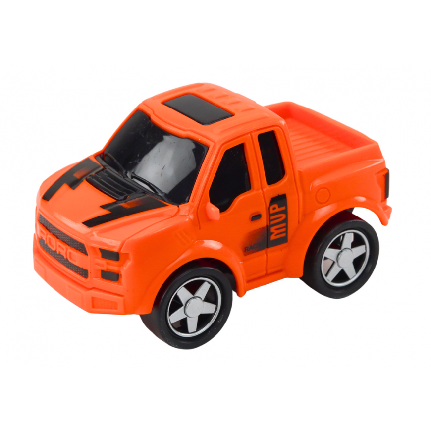 Lean Toys Daugiafunkcis vilkikas su šviesomis ir garsais 1:16 oranžinis automobilis – 4