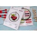 luca S Cross Stitch Kit with Hoop Included Cherries 10x10cm SBC103 luca S Cross Stitch Kit with Hoop Included Cherries 10x10cm SBC103