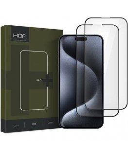 HOFI GLASS PRO+ 2-PACK TEMPERED GLASS IPHONE 16 PRO BLACK