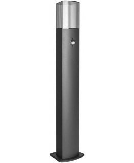 Orno PEONIA sodo šviestuvas, stulpas su judesio jutikliu, E27, maks. 15W, IP54, 75 cm, juoda