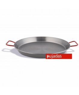 Pan PAELLA PUJADAS with metal handles (55x3 cm)