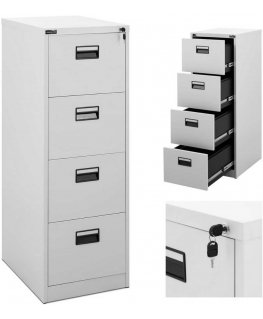 Frommstarck Lockable metal filing cabinet - 4 drawers