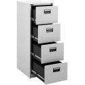 Frommstarck Lockable metal filing cabinet - 4 drawers Frommstarck Lockable metal filing cabinet - 4 drawers