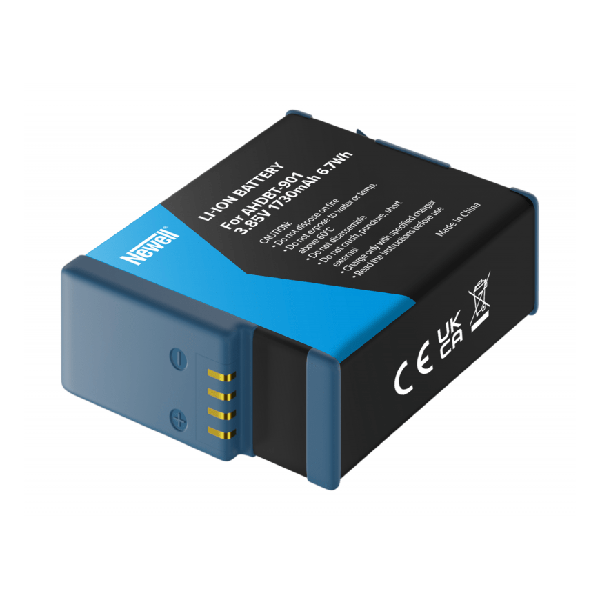 Newell replacement battery AHDBT-901 for GoPro 9 / 10 / 11 / 12 – 2