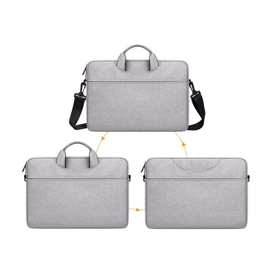 Devia MacBook handbag Justyle 15,4'' pilkas – 5