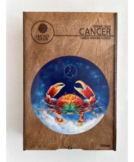 Fantasy Puzzles Cancer (Zodiac) Wooden Puzzle (200 pieces)