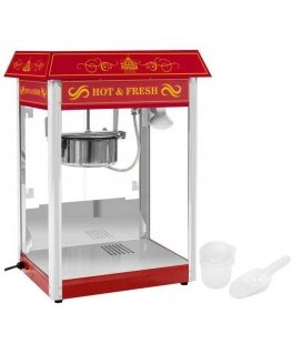 Royal Catering Professional, efficient adjustable popcorn machine 230V 1.6kW red