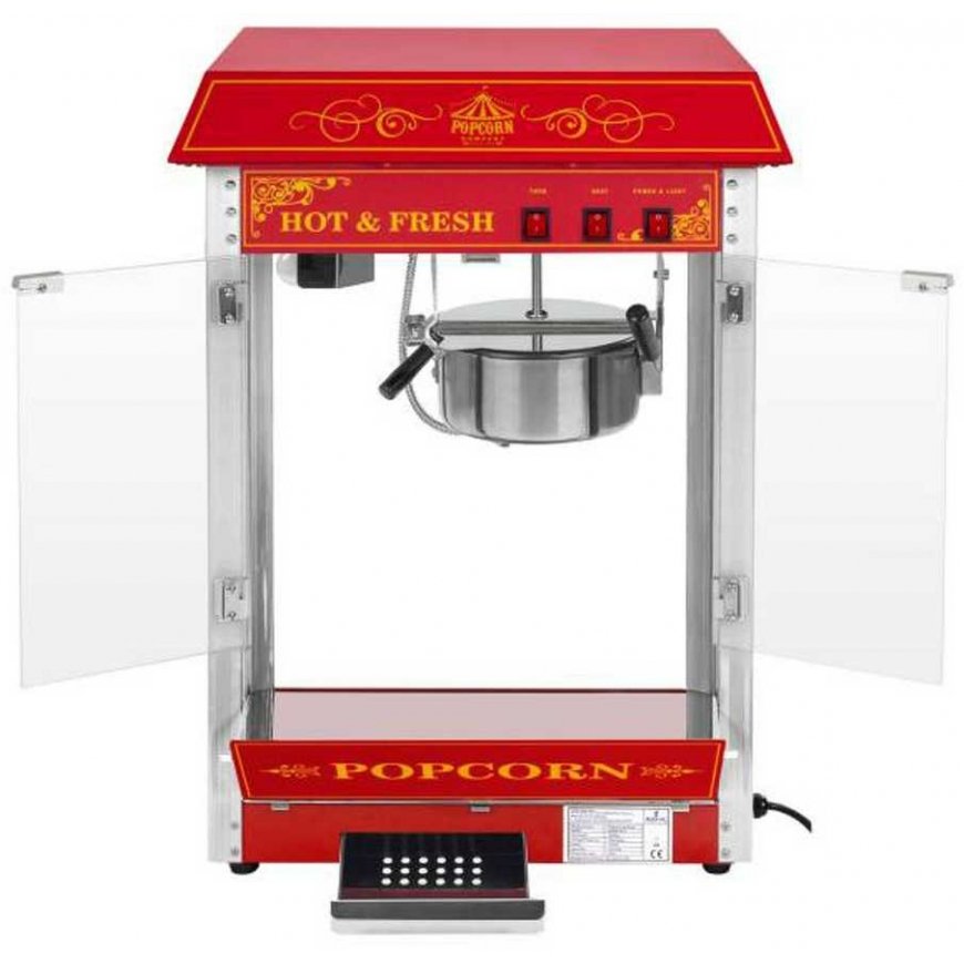 Royal Catering Profesionalus, efektyvus reguliuojamas spragėsių aparatas 230V 1,6kW raudonas – 3
