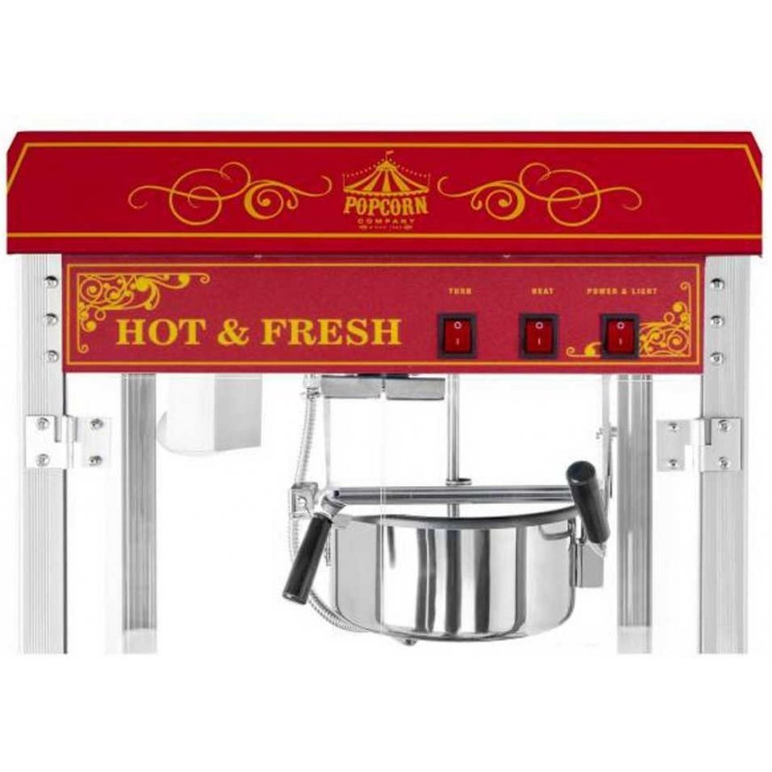 Royal Catering Professional, efficient adjustable popcorn machine 230V 1.6kW red – 5