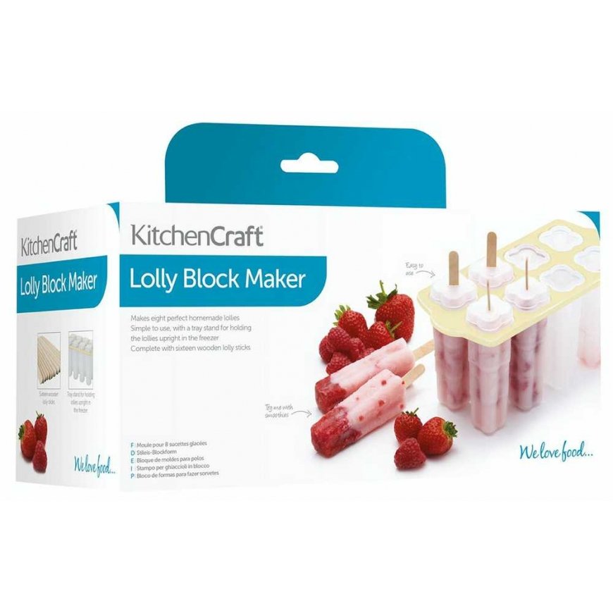 Kitchen Craft KitchenCraft foremki do lodów na patyku Deluxe - 8 pcs. – 5