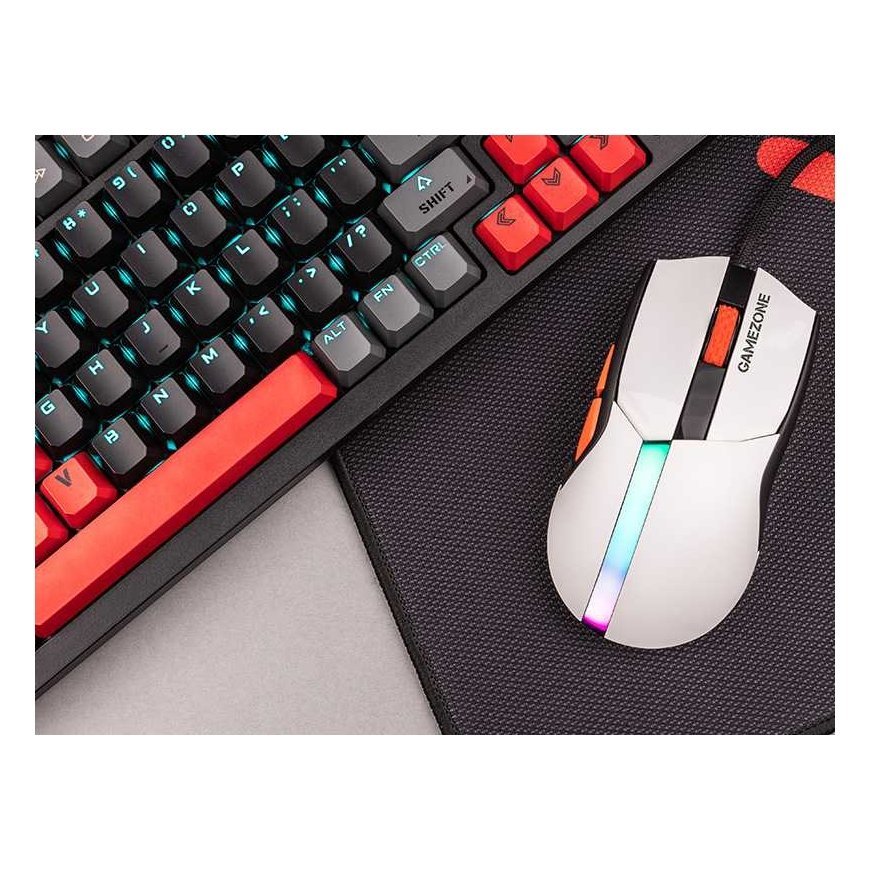 Pelė TRACER GAMEZONE COOL Baltas RGB – 3