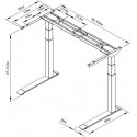Spacetronik SPE-233G electric table frame Spacetronik SPE-233G electric table frame