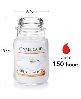 Yankee Candle Fluffy Towels Large jar 623g