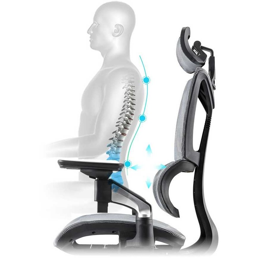 Spacetronik HILDE swivel office chair – 4